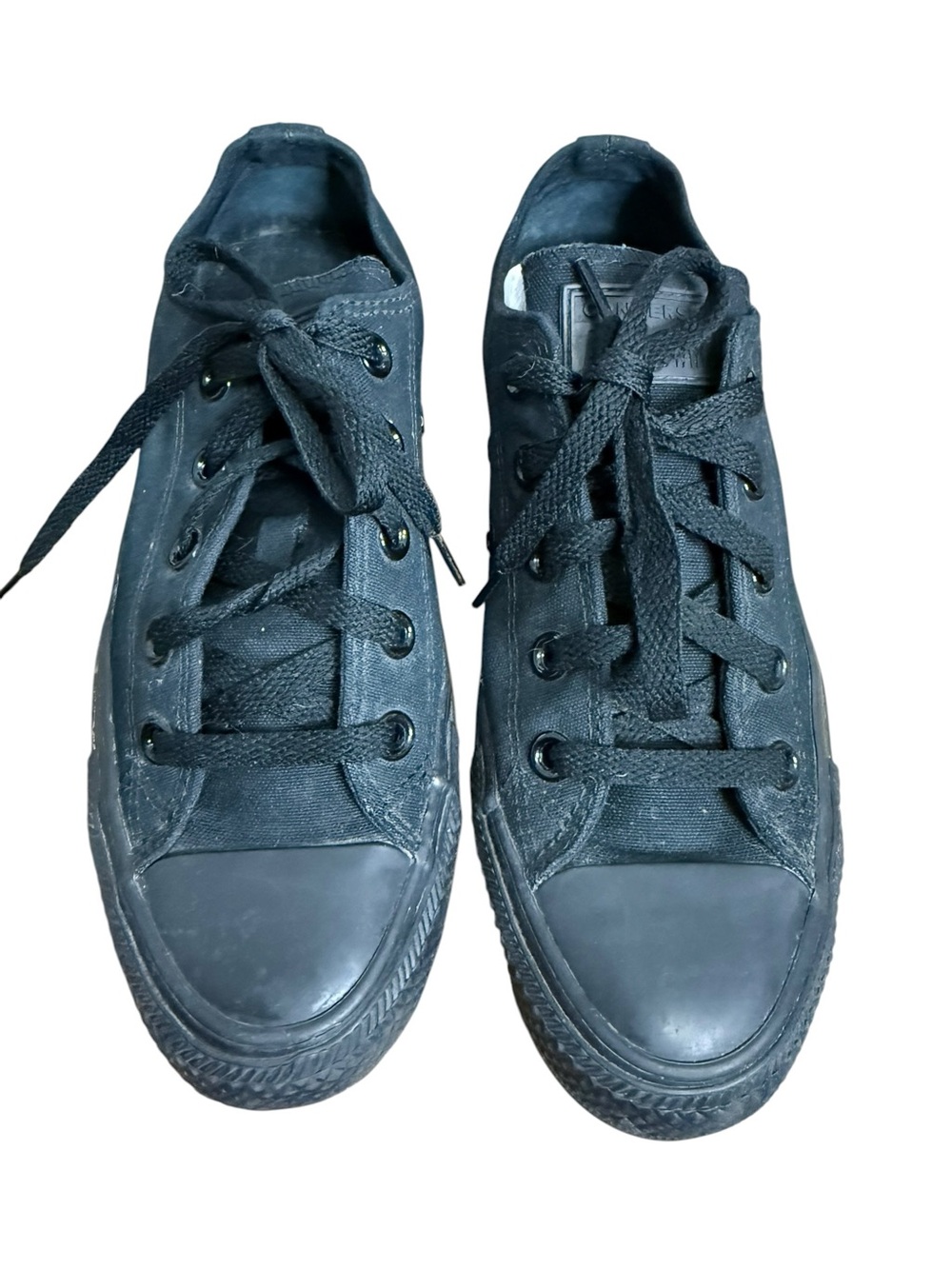 Converse Black Canvas Low Top Women's Sneakers 6